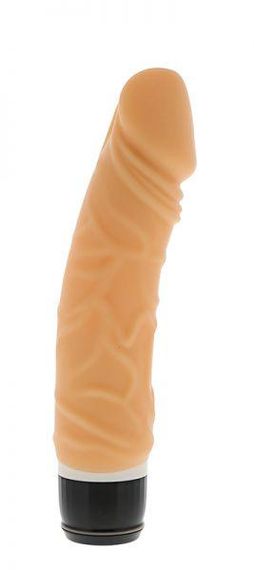 Вибромассажер PURRFECT SILICONE CLASSIC 6.5INCH, FLESH Sex Aura | Зображення 1