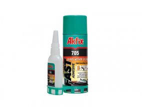 Клей с активатором для МДФ и дерева 200мл+50мл Akfix