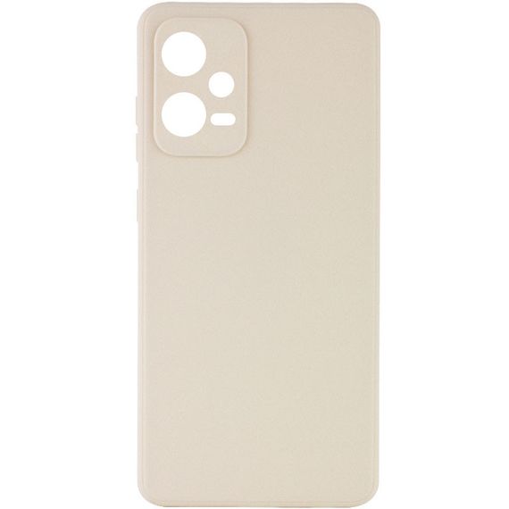 Силиконовый чехол Candy Full Camera для Xiaomi Poco X5 5G / Note 12 5G Бежевый / Antique White