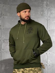 Худі maklin воїн олива ВТ3837