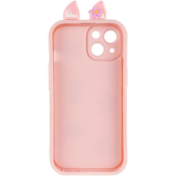 Чехол TPU Toys Case with Ears для Apple iPhone 15 (6.1") Light Pink | Зображення 2