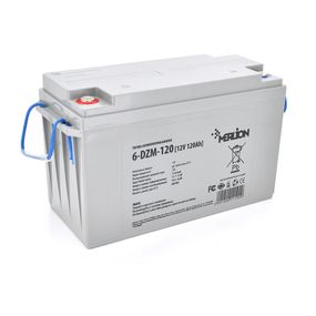 Тяговая аккумуляторная батарея AGM MERLION 6-DZM-120.12V 120A h. М8