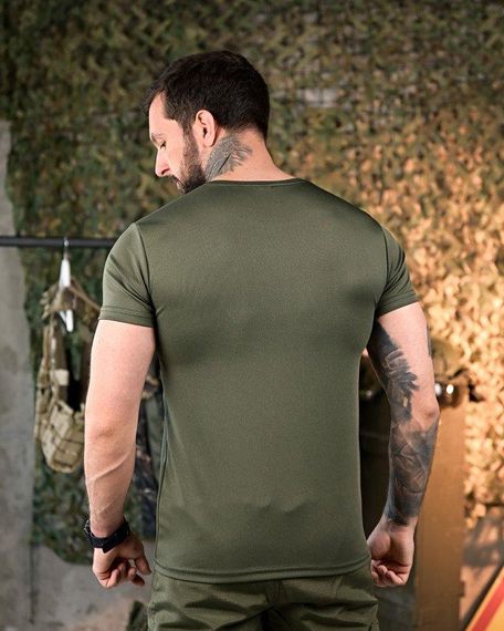 Тактическая потоотводящая Футболка Штурмуй олива     ПП7896 | Зображення 3