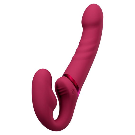 Безремінний смарт-страпон Lovense Lapis vibrating strapless strap-on, 3 мотори Sex Aura | Зображення 4