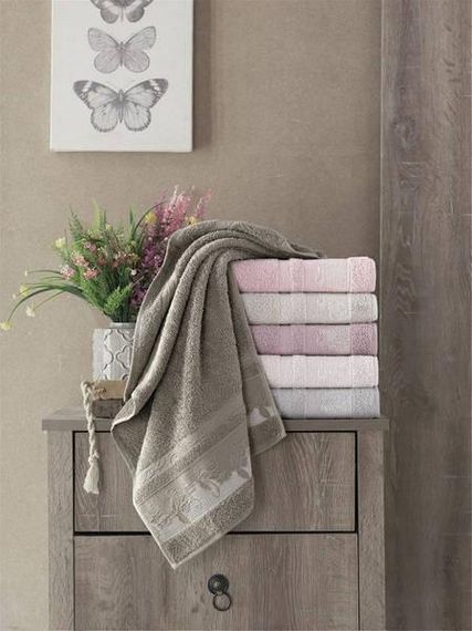 Полотенца Pupilla Fidan 70х140см Махра набор 6шт