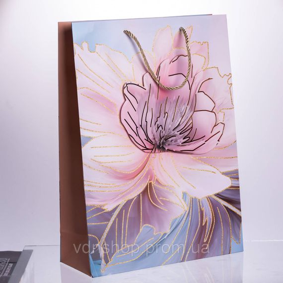 Набор подарочных пакетов из бумаги 12 (шт) картонные красивые пакеты для подарков 30×12×42 (см) HP-10359-10 | Зображення 2