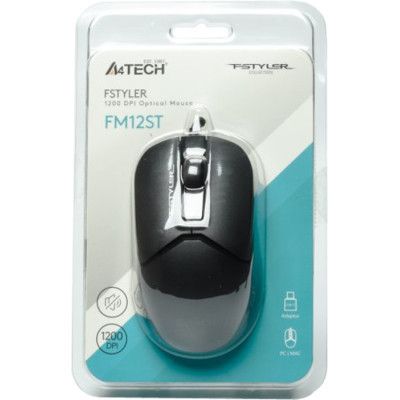 Мышка A4Tech FM12ST USB Black (4711421990271) | Зображення 2