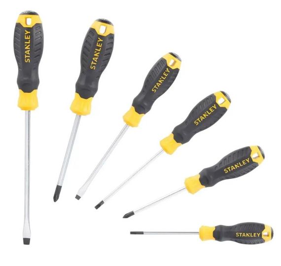 Набір з шести викруток Stanley CushionGrip (STHT16165-0) | Зображення 1