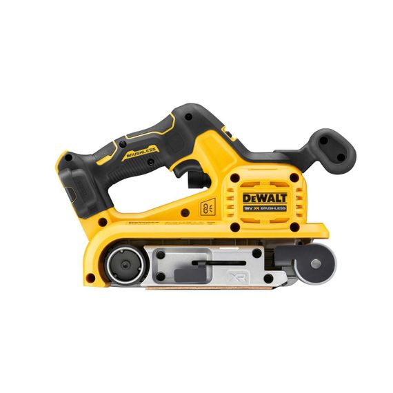 Шлифмашина ленточная аккумуляторная бесщёточная 75х533 мм DeWALT DCW220NT | Зображення 2