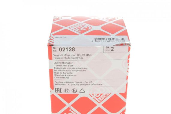 Сайлентблок важеля переднього знизу ззаду Opel Astra G 98-05 02128 | Зображення 3
