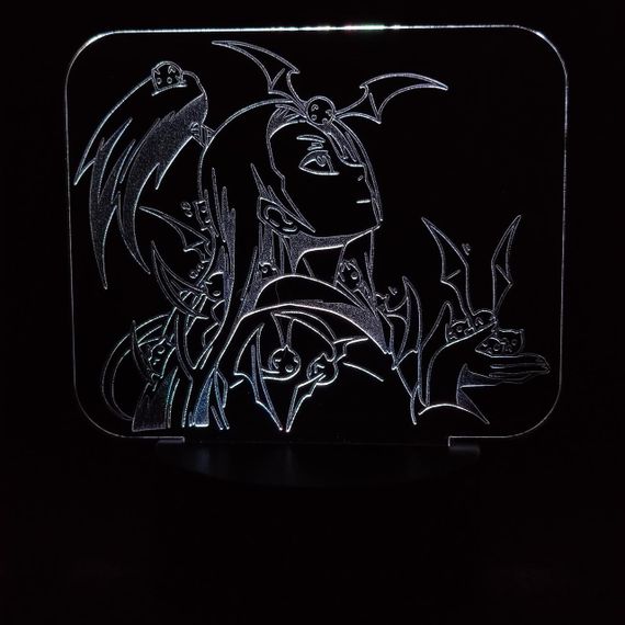 Акриловий світильник-нічник Дейдара білий tty-n000503