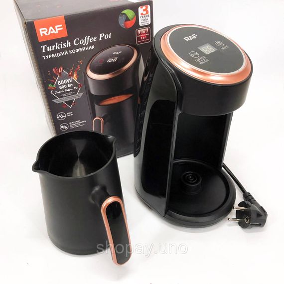 Электрическая турка для настоящего вкуса кофе RAF-R.116 300 мл 600Вт, Электротурка 0.5л ZW-86 | Зображення 9