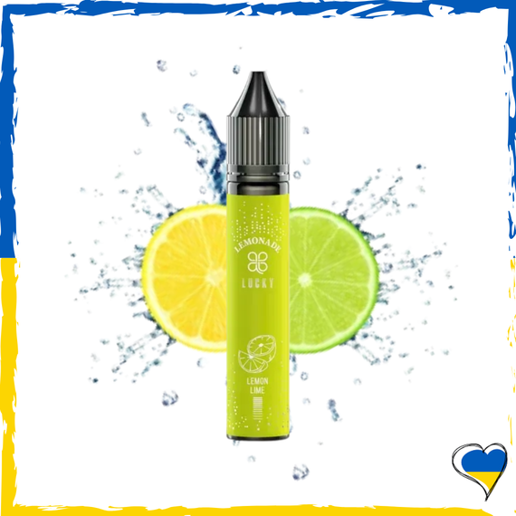 Жидкость для самозамеса Lucky Lemon Lime Lemonade 30 мл (5%) Лакки солевая заправка для вейпа сигарет