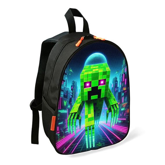 Рюкзак Minecraft Кріпер дитячий шкільний/міський 34х27х13 см для хлопчика (02434)