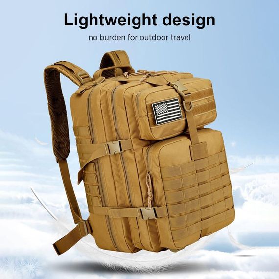 Великий тактичний рюкзак OPERATOR 50L — міцний водостійкий рюкзак для туризму, полювання та виживання | Зображення 4