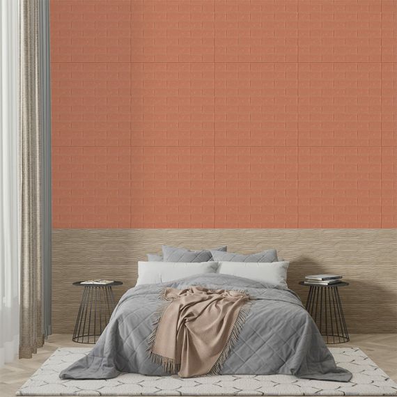 Панель стінова 3D 700х770х2мм пудра (D) SW-00001907 | Зображення 4