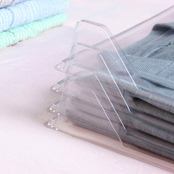 Органайзер для зберігання одягу 10 шт (34,5х29,5 см) EZSTAX / Набір органайзерів для зошитів, документів / Органайзер в шухляду та | Зображення 5