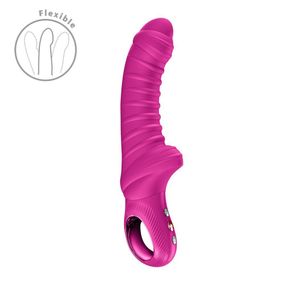 Вібратор для точки G Fun Factory TIGER Magenta, ребристий, підходить для анальної стимуляції Sex Aura