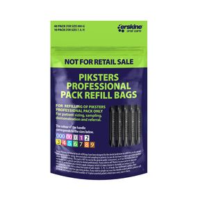 Міжзубні йоржики Piksters Refill Professional, № 7 (діаметр 2.1) чорні, м’яка упаковка, 10 шт
