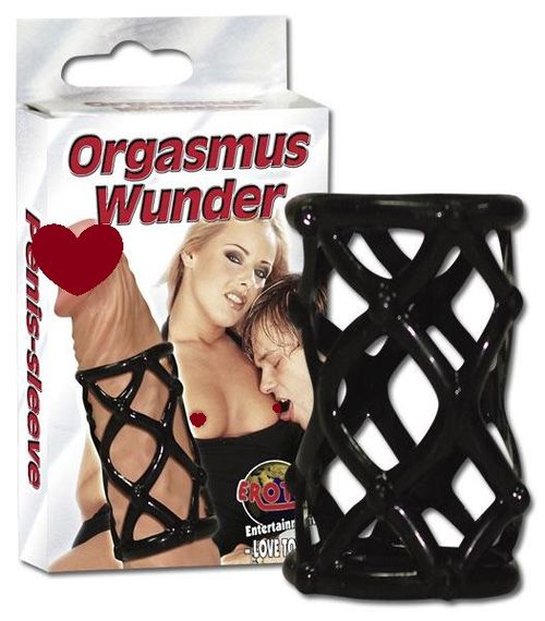 Насадка ерекційна Чорна Сітка Sex Aura