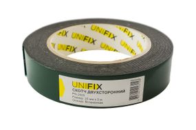 Скотч двухсторонний Unifix - 25 мм x 5 м вспененная (PN-2505)