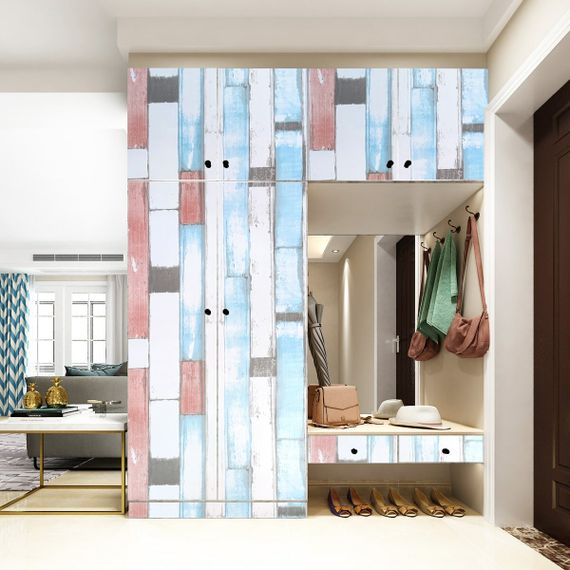 Самоклеюча плівка 0,45х10м х 0,07мм Блакитне дерево SW-00001264 | Зображення 4