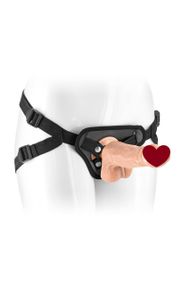 Жіночий страпон-трусики 2в1 Real Body — Mike: довжина 13 см, діам. 3,8 см, трусики та фалоімітатор Sex Aura
