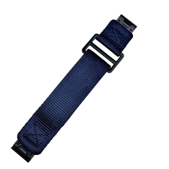 Ремінець для годинника Nylon Pro for Garmin Blue 22 мм | Зображення 1