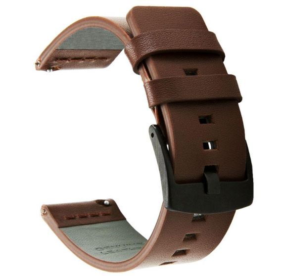 Шкіряний ремінець Primo Classic для годинника Asus ZenWatch 2 (WI501Q) - Coffee | Зображення 1