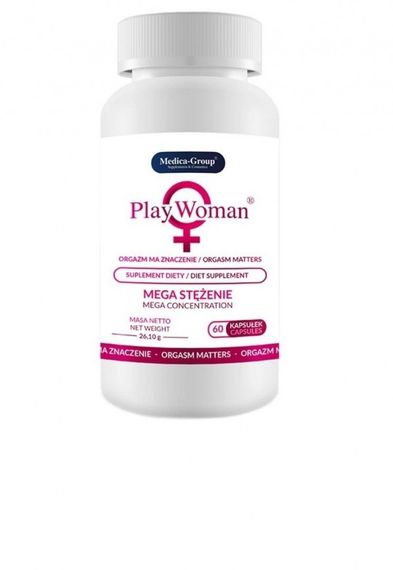 Капсули для підвищення лібідо у жінок Medica Group Supl.diety-PlayWoman (ціна за упаковку, 60 капсул) | Зображення 1