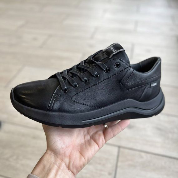 Кожаные черные кроссовки ИКОС 40 размер | Зображення 1