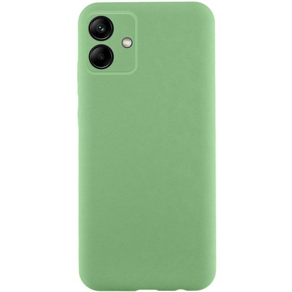 Чохол TPU GETMAN Liquid Silk Full Camera для Samsung Galaxy A06 Зелений / Pistachio