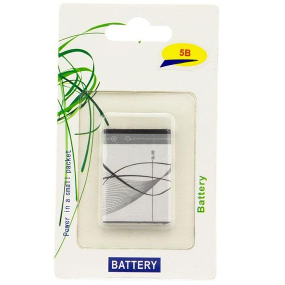 Акумулятор nokia quality BL-5B 870 mAh 2600, 7510, N75 | Зображення 1