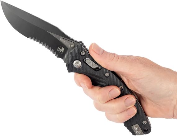 Ніж Microtech Amphibian Black Blade PS Black | Зображення 4