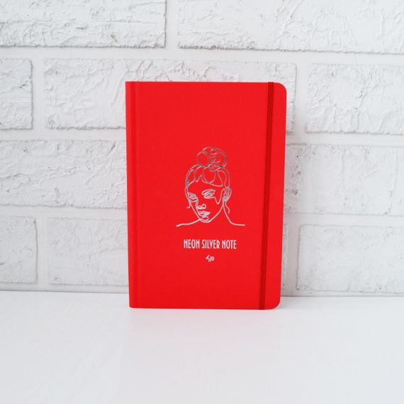 Блокнот 4Profi Neon silver note  red 80 арк. 904518