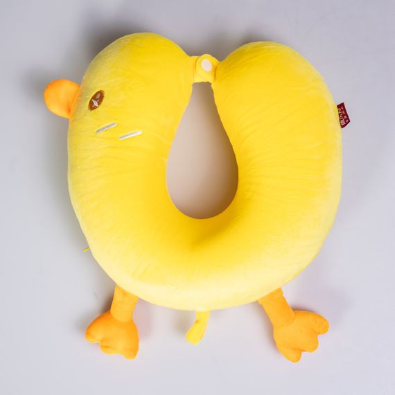 Подушка для шиї Duck U-подібна жовта HP-56-4Y