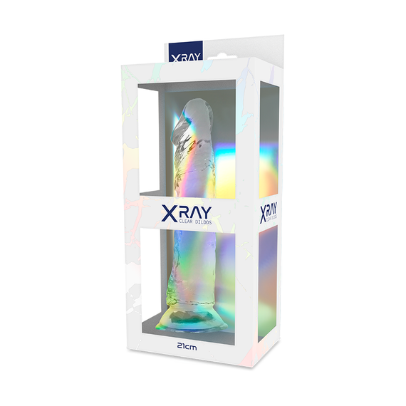 Прозорий фалоімітатор 18 х 4 см XRAY (Іспанія) sexstyle | Зображення 4
