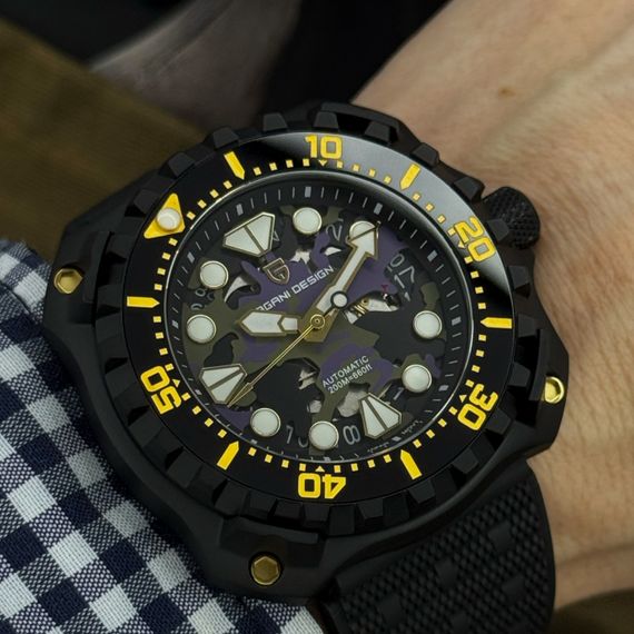 Чоловічий годинник Pagani Design PD-YN009 Black-Camo Blue | Зображення 9