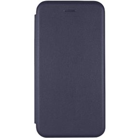 Кожаный чехол-книжка Classy для Oppo A58 4G Темно-синий