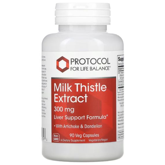 Розторопша Protocol for Life Balance Milk Thistle 300 mg 90 Veg Caps