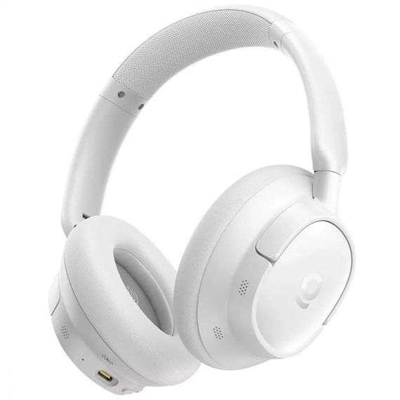 Накладні бездротові навушники Baseus Bass BH1 ANC+ENC+Game Mode (App) (A02037) Starlight Off-White