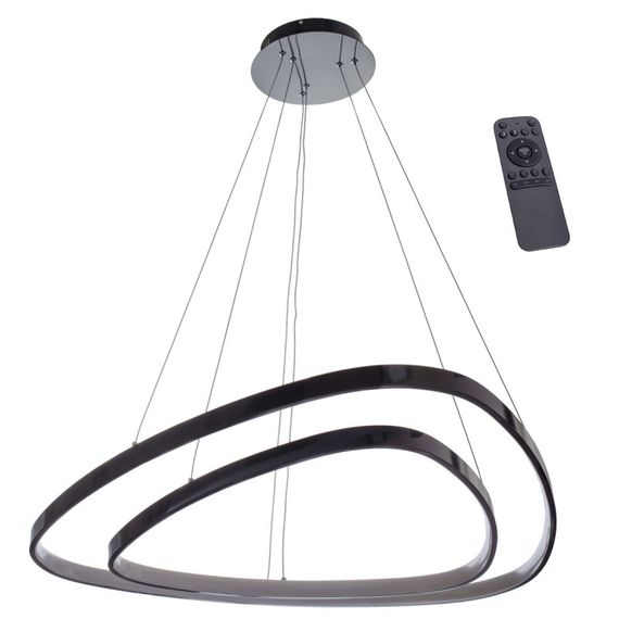 Светильник потолочный подвесной с пультом для натяжного потолка BL-571S/95W dim BK LED