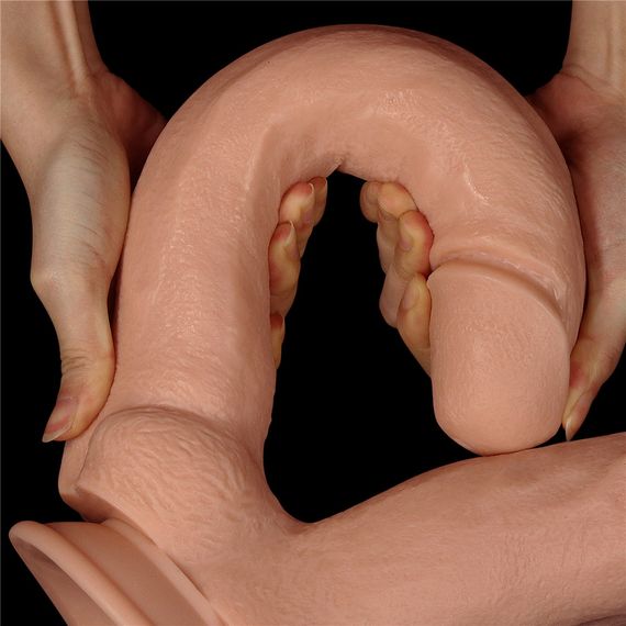 Подвійний фалоімітатор - King-Sized Realistic Mega Double Dildo 12" Sex Aura | Зображення 6