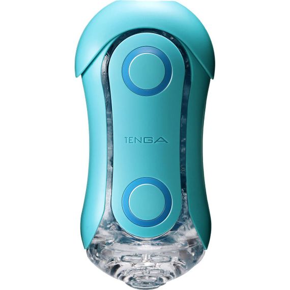 Мастурбатор Tenga Flip Orb — Ocean Blue, з можливістю зміни тиску та стимулювальними кульками всередині | Зображення 3