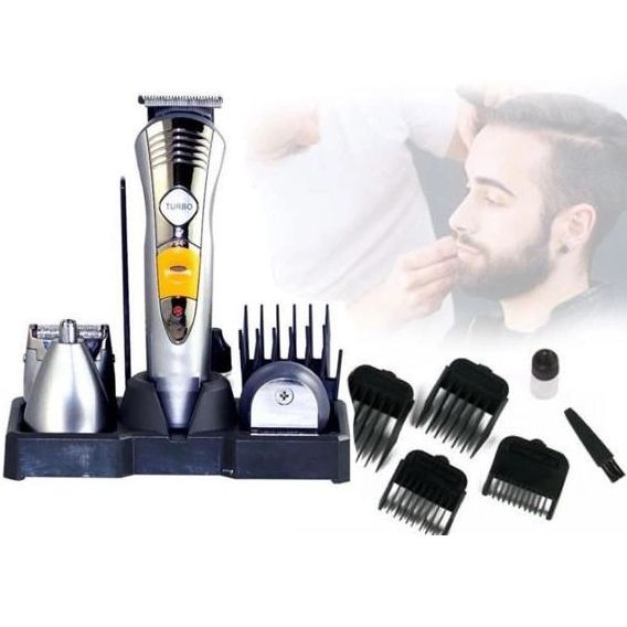 Набор для удаления волос с зарядным устройством Pro, Машинка для стрижки волос с различными насадками IW-64 | Зображення 12