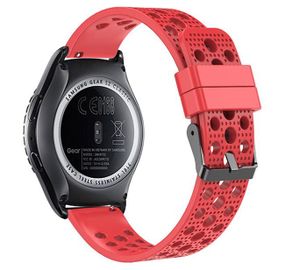Спортивный ремешок с перфорацией Primo для часов Samsung Gear S2 Classic  SM-R732 / RM-735 - Red