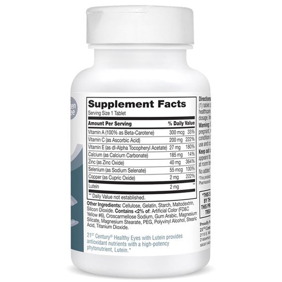 Комплекс для профілактики зору 21st Century Healthy Eyes with Lutein 60 Tabs | Зображення 1