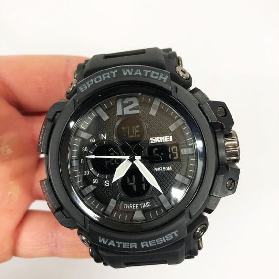 Армійські годинники мілітарі, Годинники туристичні для виживання наручні електронні тактичні NG-24 | Зображення 9