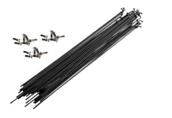 Спица велосипедная   (L-282mm, 14G)   (144шт) (черные)   OEM