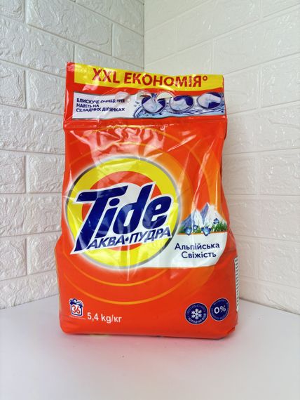 TIDE Автомат порошок Аква-пудра Альпийская свежесть 5.4 кг
